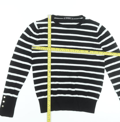 Womens UK Size S Dunnes Stores Black Pullover Jumper