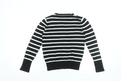 Womens UK Size S Dunnes Stores Black Pullover Jumper