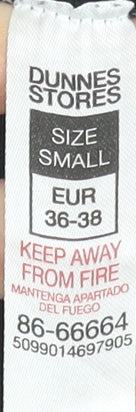Womens UK Size S Dunnes Stores Black Pullover Jumper