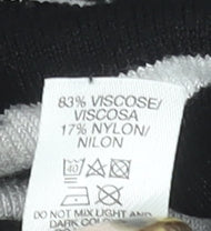Womens UK Size S Dunnes Stores Black Pullover Jumper