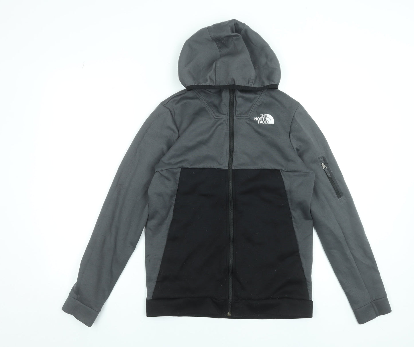 Boys UK Size 18-20 Years The North Face Grey Full Zip Hoodie