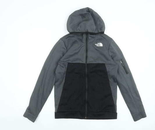 Boys UK Size 18-20 Years The North Face Grey Full Zip Hoodie