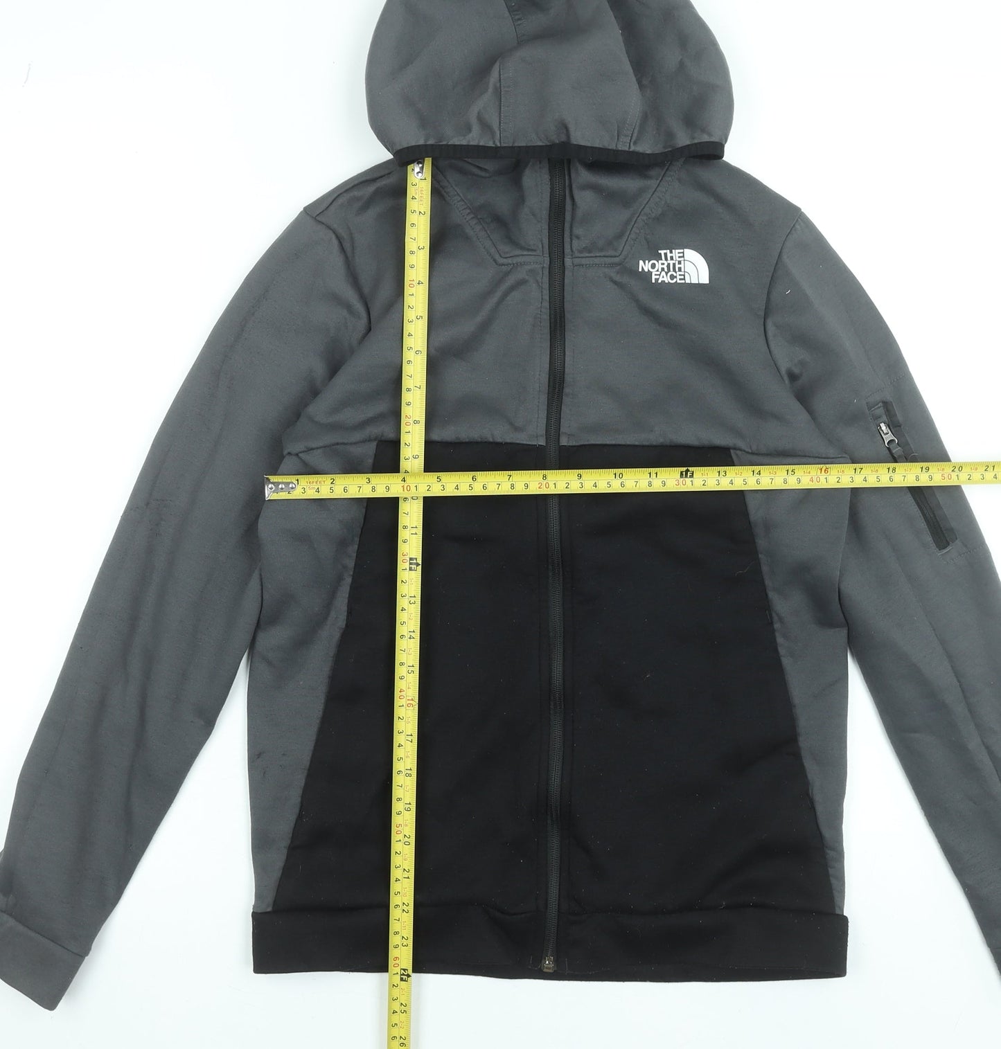 Boys UK Size 18-20 Years The North Face Grey Full Zip Hoodie