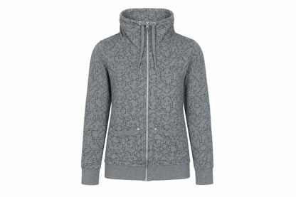 Womens UK Size XS Only Grey Full Zip Sweatshirt