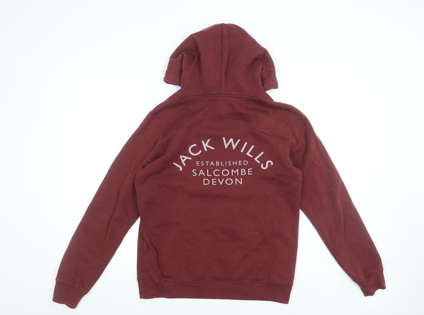 Womens UK Size 12 Jack Wills Red Pullover Hoodie