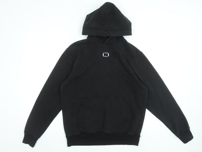 Mens UK Size S Criminal Damage Black Pullover Hoodie