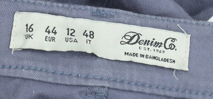 Denim Co. Womens Grey Size 16 Skinny Stretch Jeans