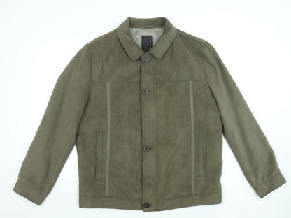 Mens UK Size 54 Jupiter Green Bomber Jacket