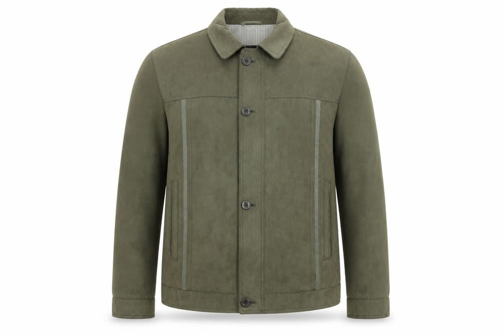 Mens UK Size 54 Jupiter Green Bomber Jacket