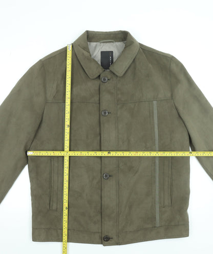 Mens UK Size 54 Jupiter Green Bomber Jacket