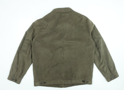 Mens UK Size 54 Jupiter Green Bomber Jacket