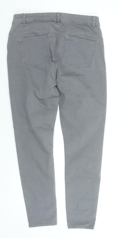 Denim Co Women Grey Size 14 Skinny Stretch Jeans