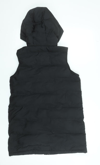 Womens UK Size S Dunnes Stores Black Puffer Jacket
