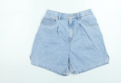Womens UK Size 6 Stradivarius Relaxed Fit Mom Shorts