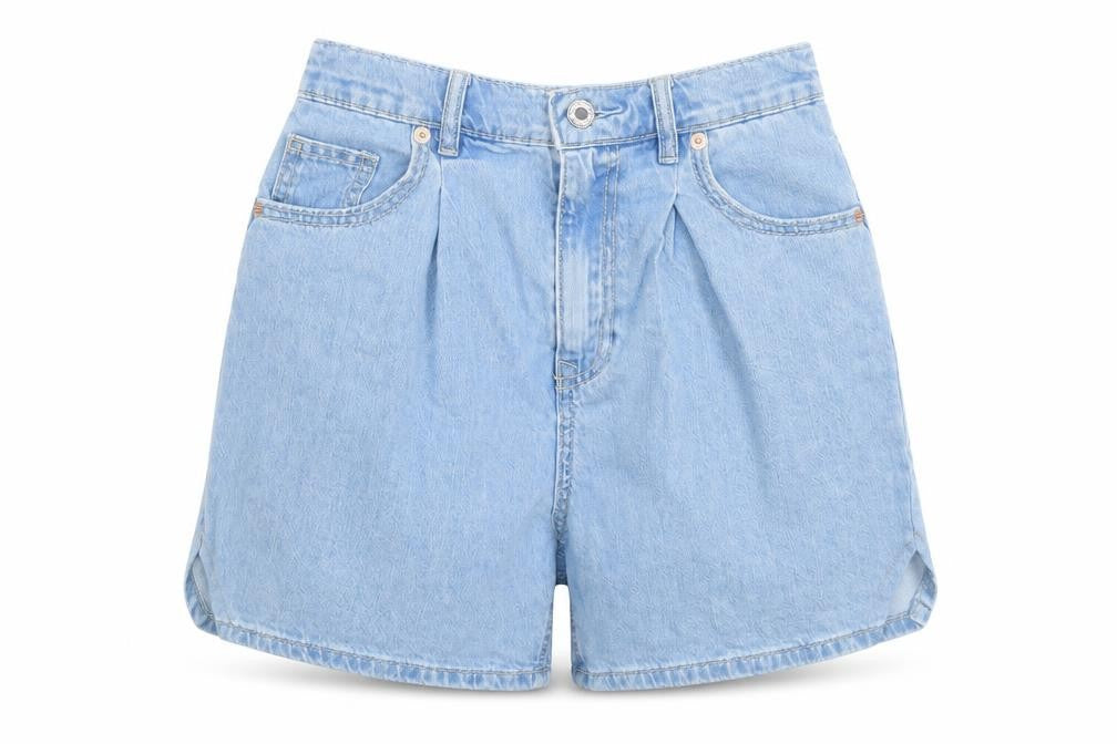 Womens UK Size 6 Stradivarius Relaxed Fit Mom Shorts
