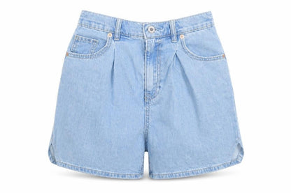 Womens UK Size 6 Stradivarius Relaxed Fit Mom Shorts