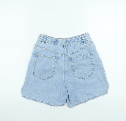Womens UK Size 6 Stradivarius Relaxed Fit Mom Shorts