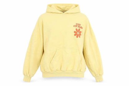 Teens UK Size S Pull & Bear Yellow Pullover Hoodie