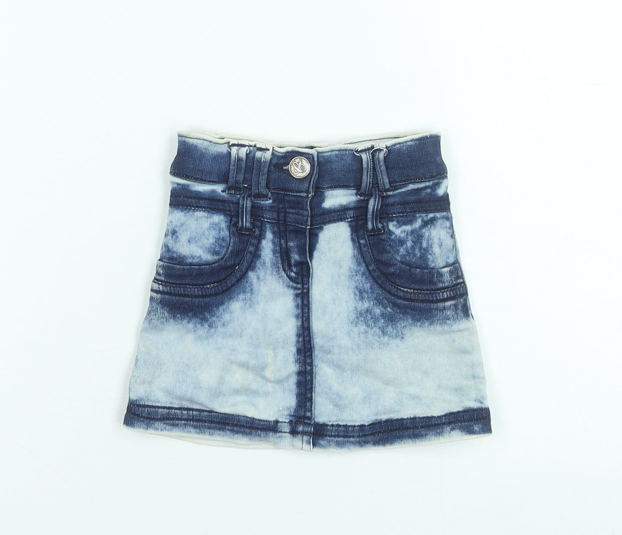 Girls UK Size 20 Plus Zola Kids Mini Denim Skirt