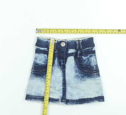 Girls UK Size 20 Plus Zola Kids Mini Denim Skirt