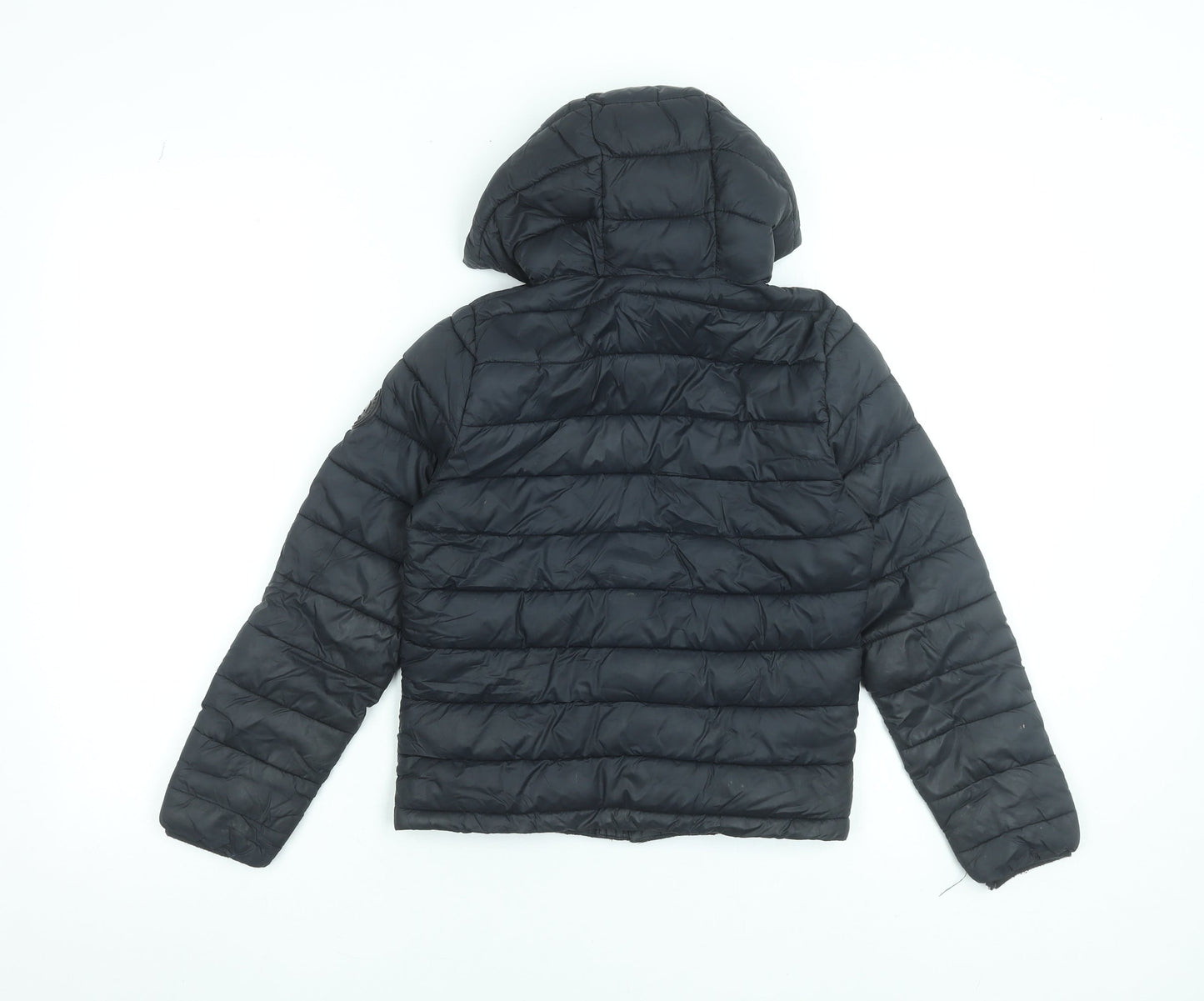 Boys UK Size 7-8 Years SoulCal & Co Black Puffer Jacket