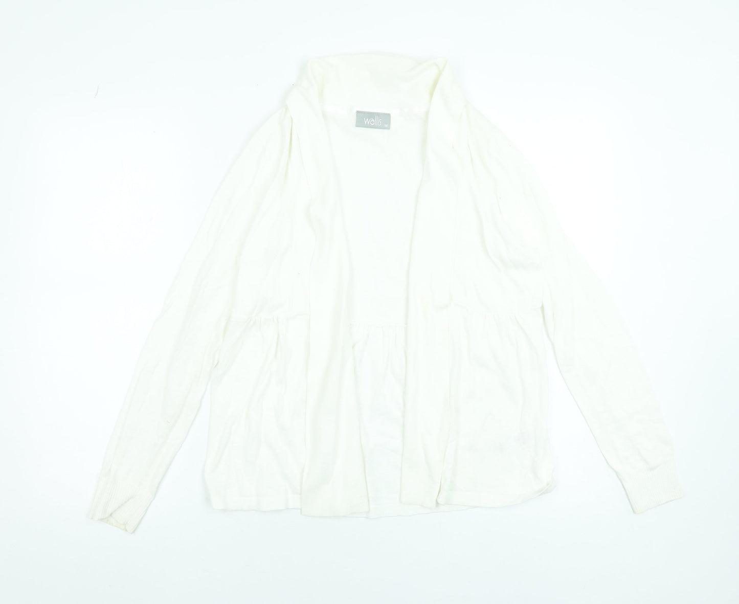 Womens UK Size M Wallis Ivory Cardigan Jumper