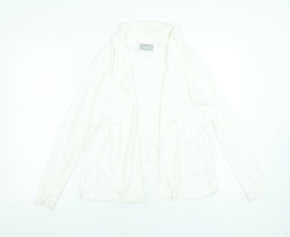 Womens UK Size M Wallis Ivory Cardigan Jumper