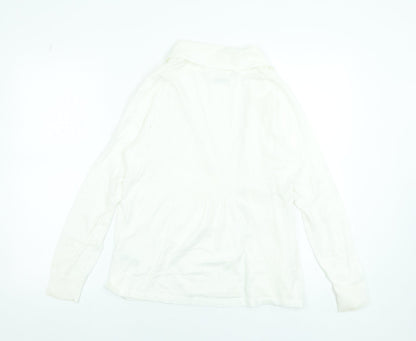 Womens UK Size M Wallis Ivory Cardigan Jumper