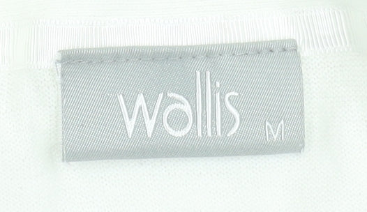 Womens UK Size M Wallis Ivory Cardigan Jumper