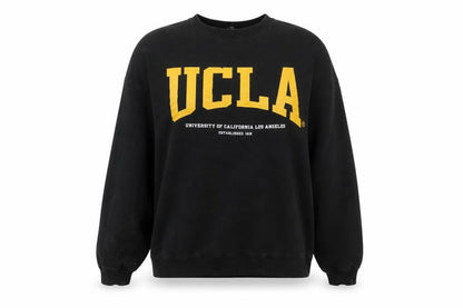 Womens UK Size L UCLA Black Pullover Sweatshirt