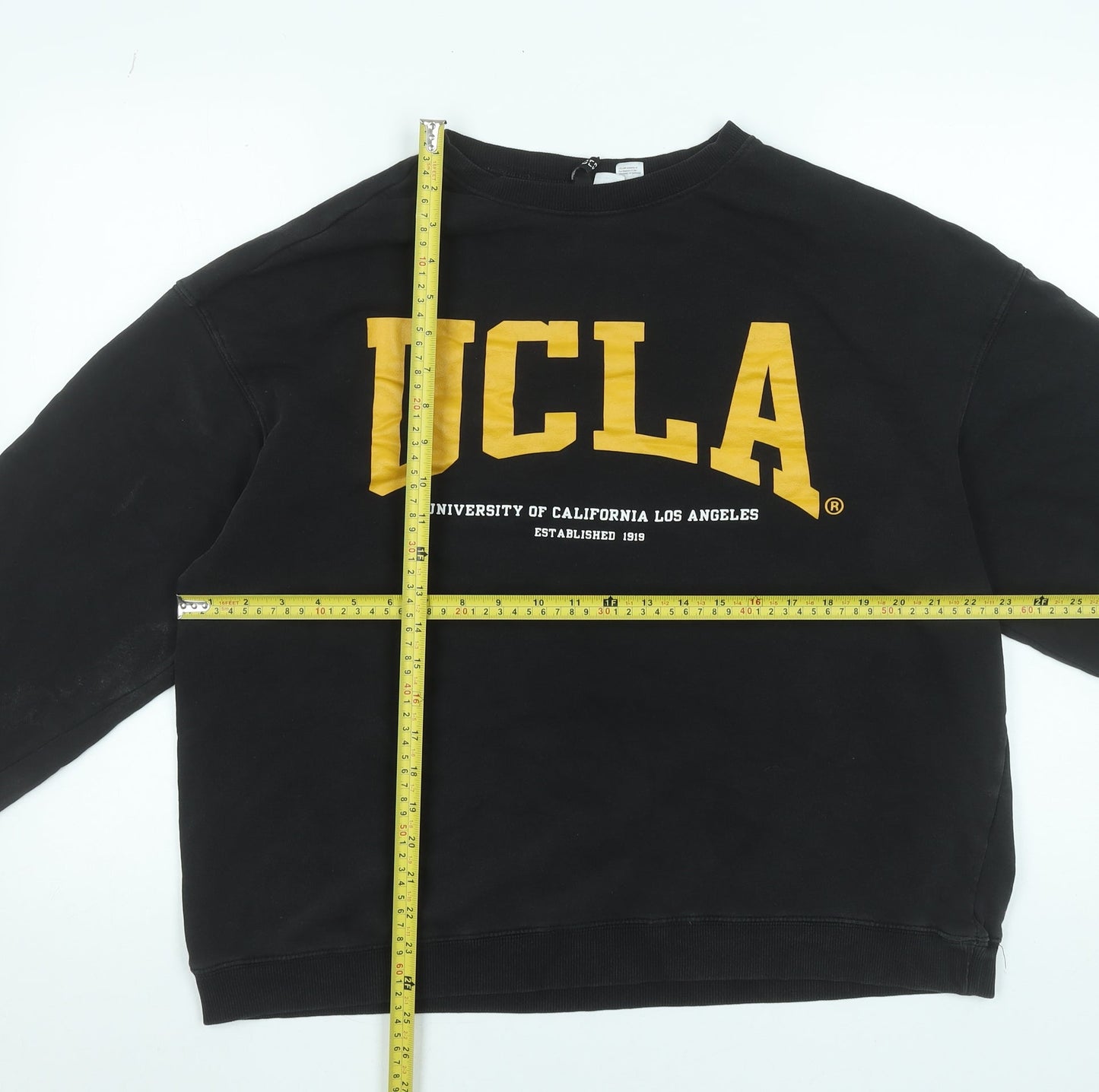 Womens UK Size L UCLA Black Pullover Sweatshirt
