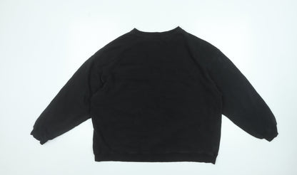 Womens UK Size L UCLA Black Pullover Sweatshirt