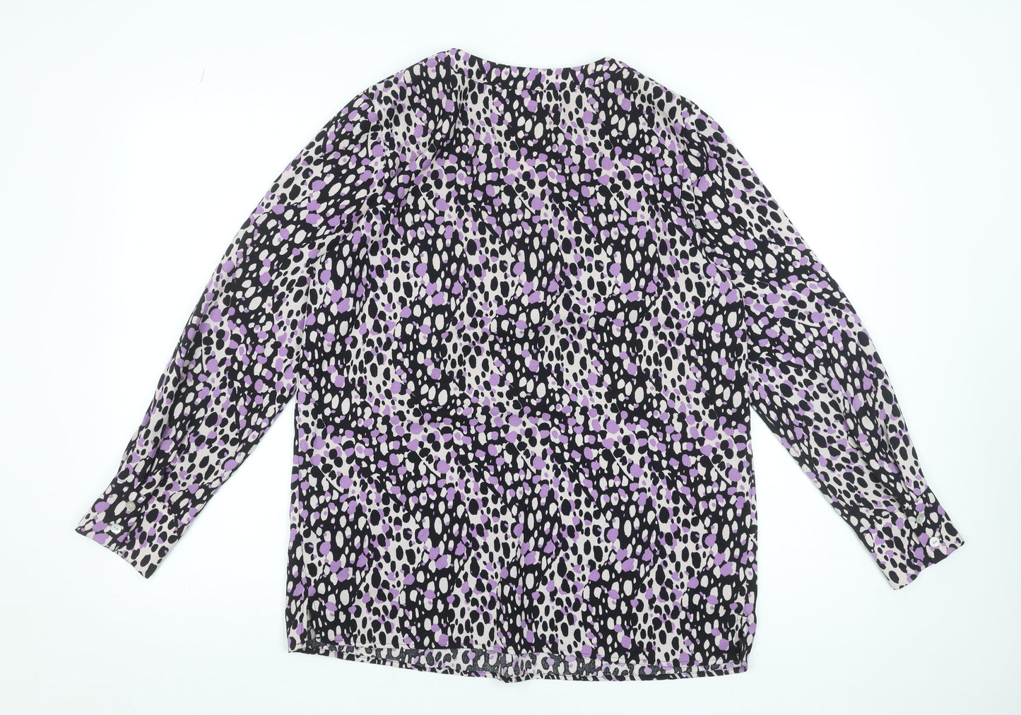 Womens UK Size 12 Marks and Spencer Multicoloured Basic Blouse