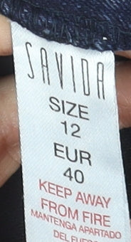 Womens UK Size 12 Savida Slim Fit Jegging Blue Jeans