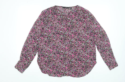 Womens UK Size M VERO MODA Multicoloured Tunic Blouse