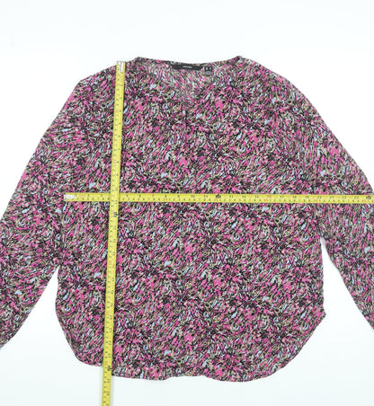 Womens UK Size M VERO MODA Multicoloured Tunic Blouse