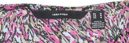 Womens UK Size M VERO MODA Multicoloured Tunic Blouse