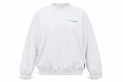 Womens UK Size M Reebok Grey Pullover Sweatshirt
