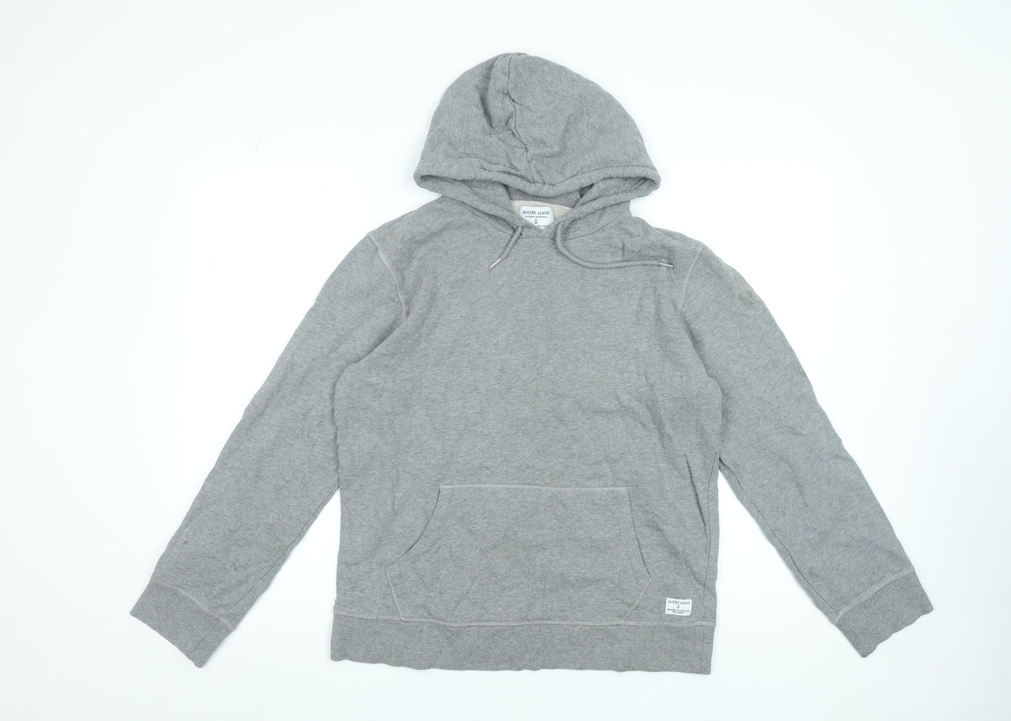 Womens UK Size L Shore Leave Grey Pullover Hoodie
