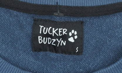 Womens UK Size S Tucker Budzyn Blue Pullover Sweatshirt