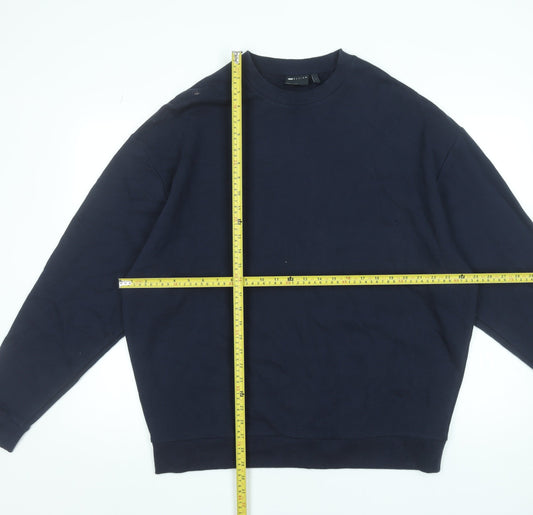 Mens UK Size L ASOS DESIGN Blue Pullover Sweatshirt