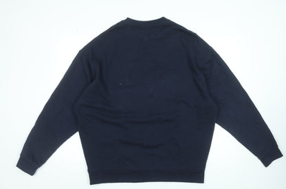Mens UK Size L ASOS DESIGN Blue Pullover Sweatshirt