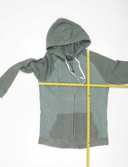 Abercrombie & Fitch Men’s Green Full Zip Hoodie XS
