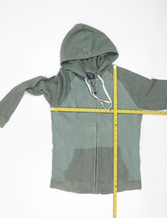 Abercrombie & Fitch Men’s Green Full Zip Hoodie XS
