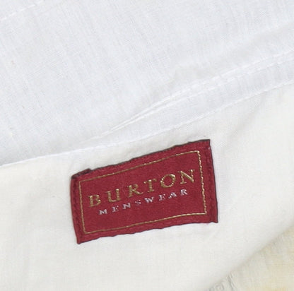 Burton Menswear Black Pinstripe Dress Pants 36 in Waist Regular Fit