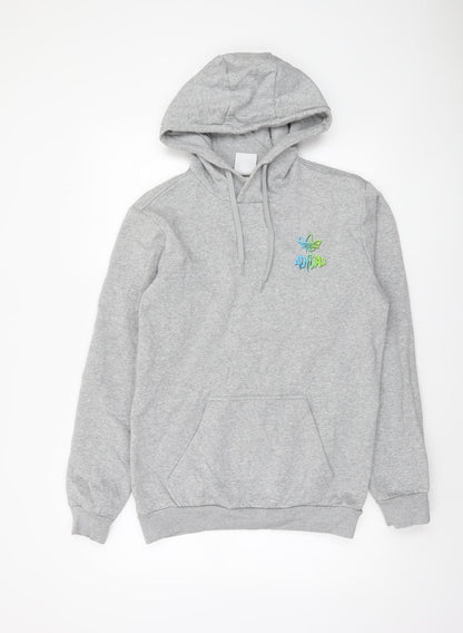 Mens UK Size S adidas Grey Pullover Hoodie