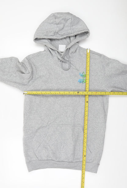 Mens UK Size S adidas Grey Pullover Hoodie