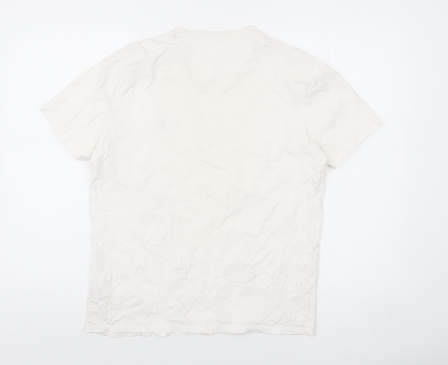 Mens UK Size M U.S. Polo Assn. White  T-Shirt