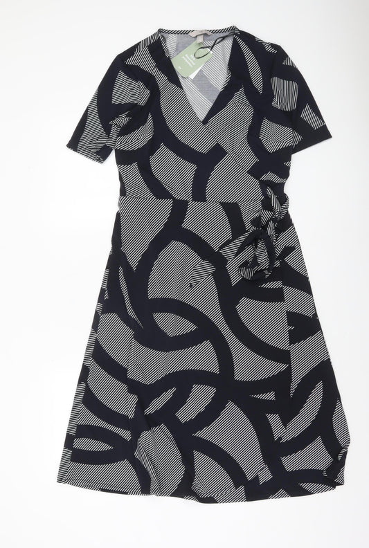 Womens UK Size 12 H&M Wrap Dress