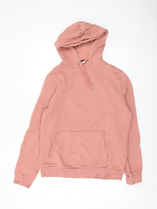 Mens UK Size M ASOS DESIGN Pink Pullover Hoodie